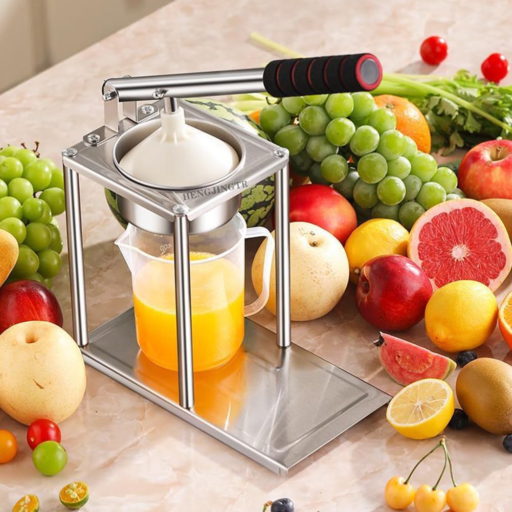 手動ジューサー フルーツしぼり ハンドジューサー カップ付 フレッシュ